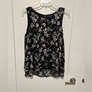 Apt 9 Sleeveless Floral Blouse XXL